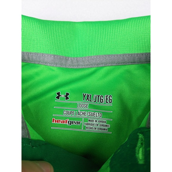 Under Armour Green Splotch Polo Shirt - Picture 3 of 4